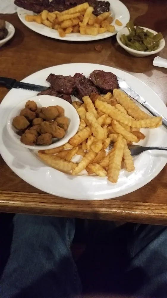 Fried Okra and French Fries